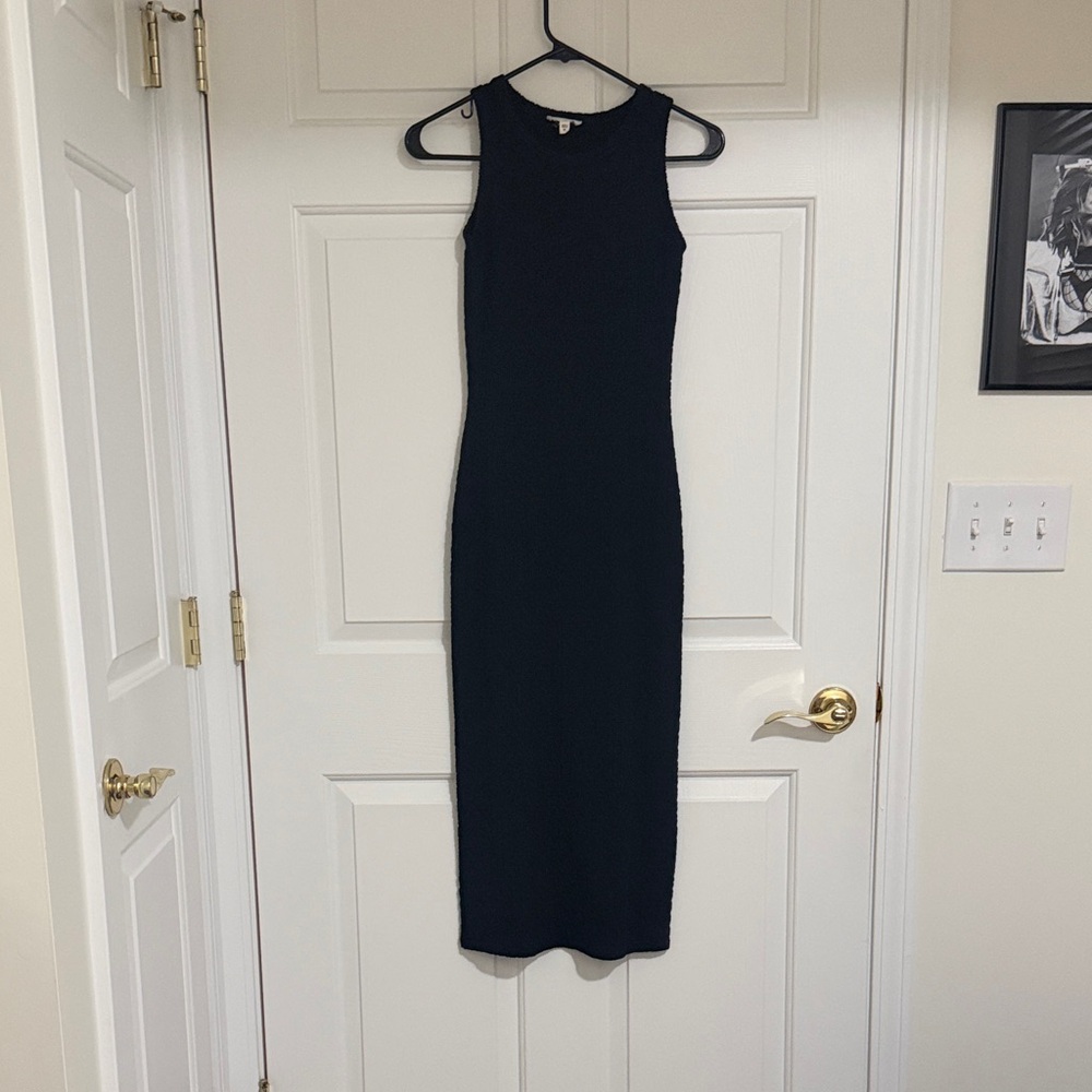 See You Monday Black Sleeveless Maxi Dress